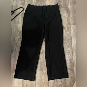 Talbots Black Wide Leg Pants Versatile Style